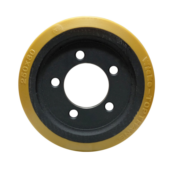 Ruota motrice 250x50 foro 80 - immagine 2