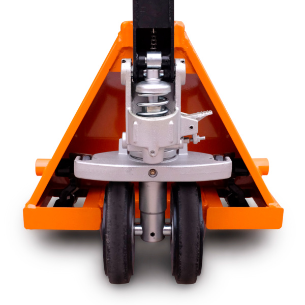 transpallet manuale con doppio rullo