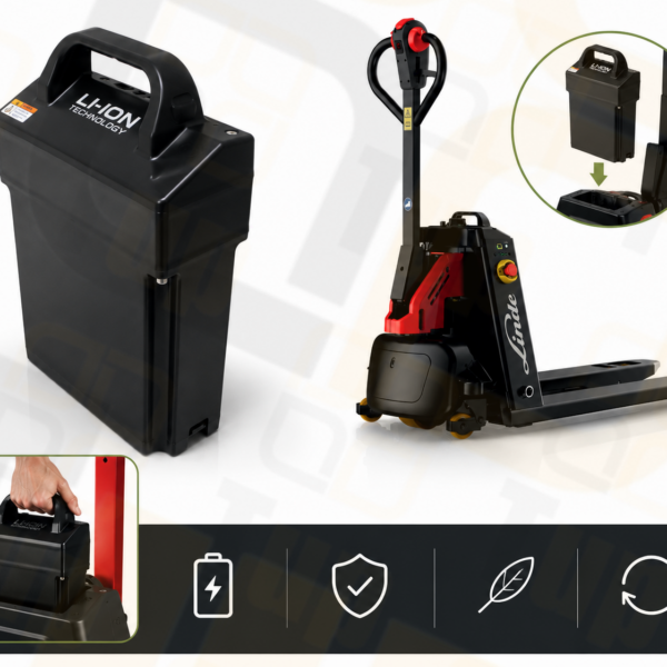 Batteria al litio 24V 20Ah – Still, Linde, EP - immagine 3