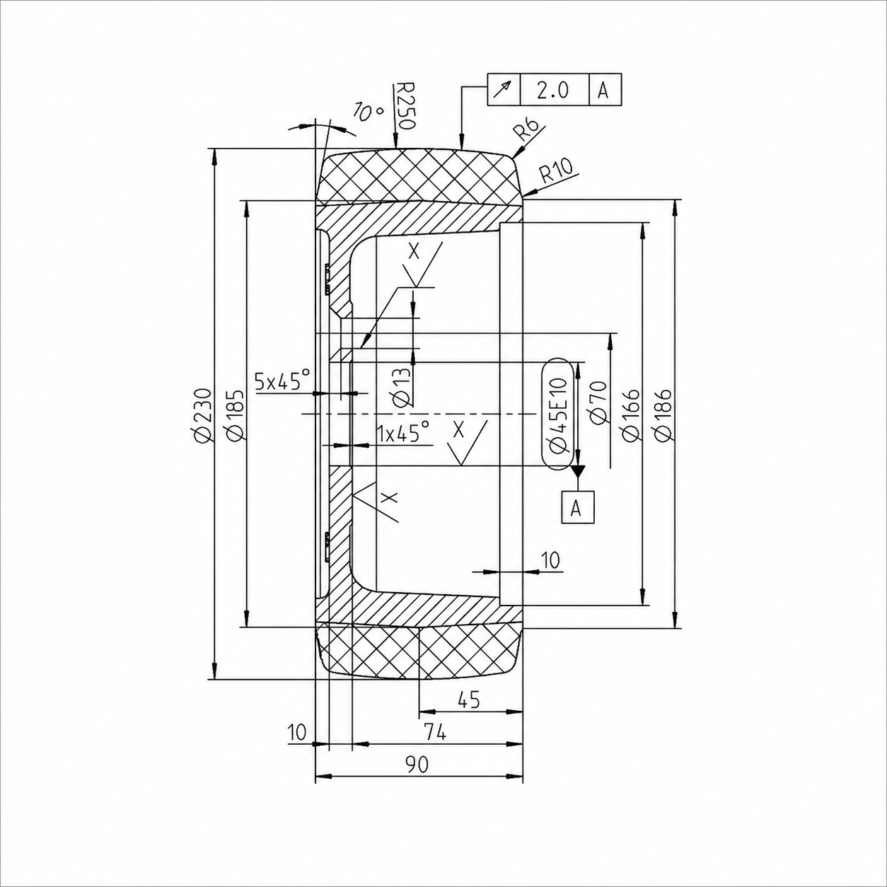 ChatGPT Image 25 mag 2026 17 51 33 Ruota Motrice Gomma 230×90 Celle Frigo – Linde Still