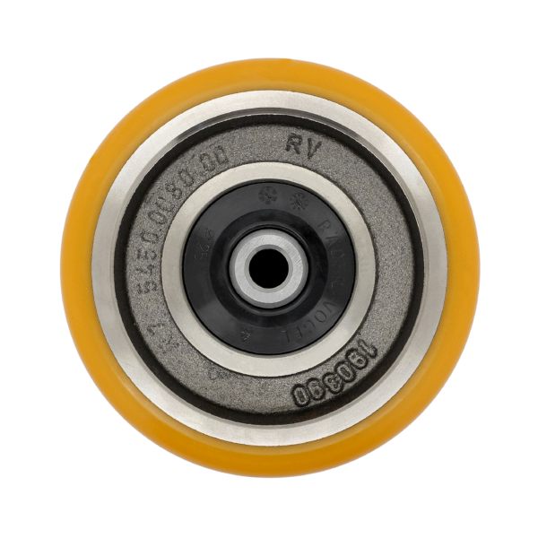 Ruota Pivot Poliuretano Ø140×60 mm Cuscinetto Impermeabile 6006