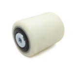 Rullo in Vulkollan® 85×105 mm foro Ø12 mm con cuscinetto sigillato impermeabile