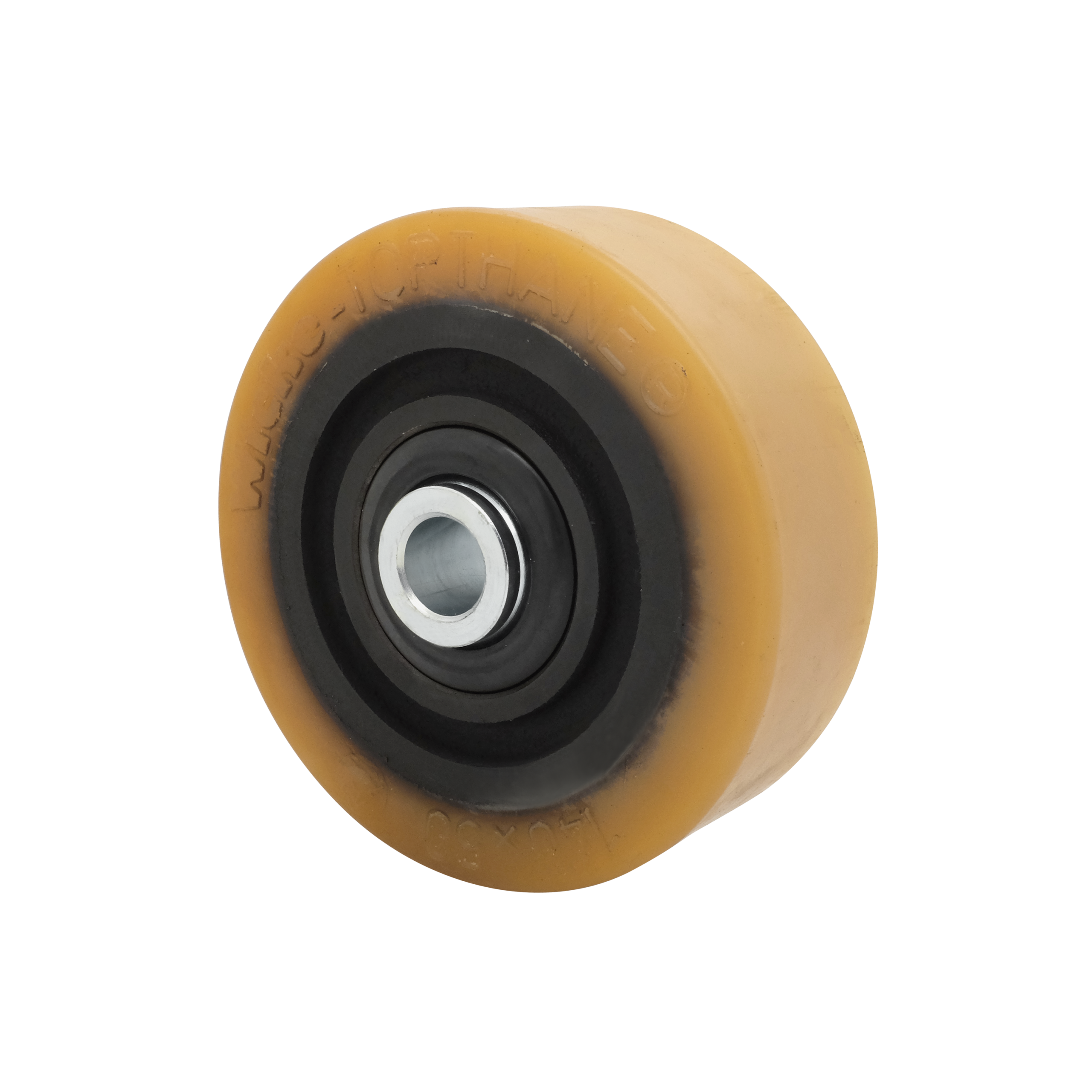 Ruota Pivot Poliuretano Ø125×50 mm Foro 20 mm Cuscinetto 6204