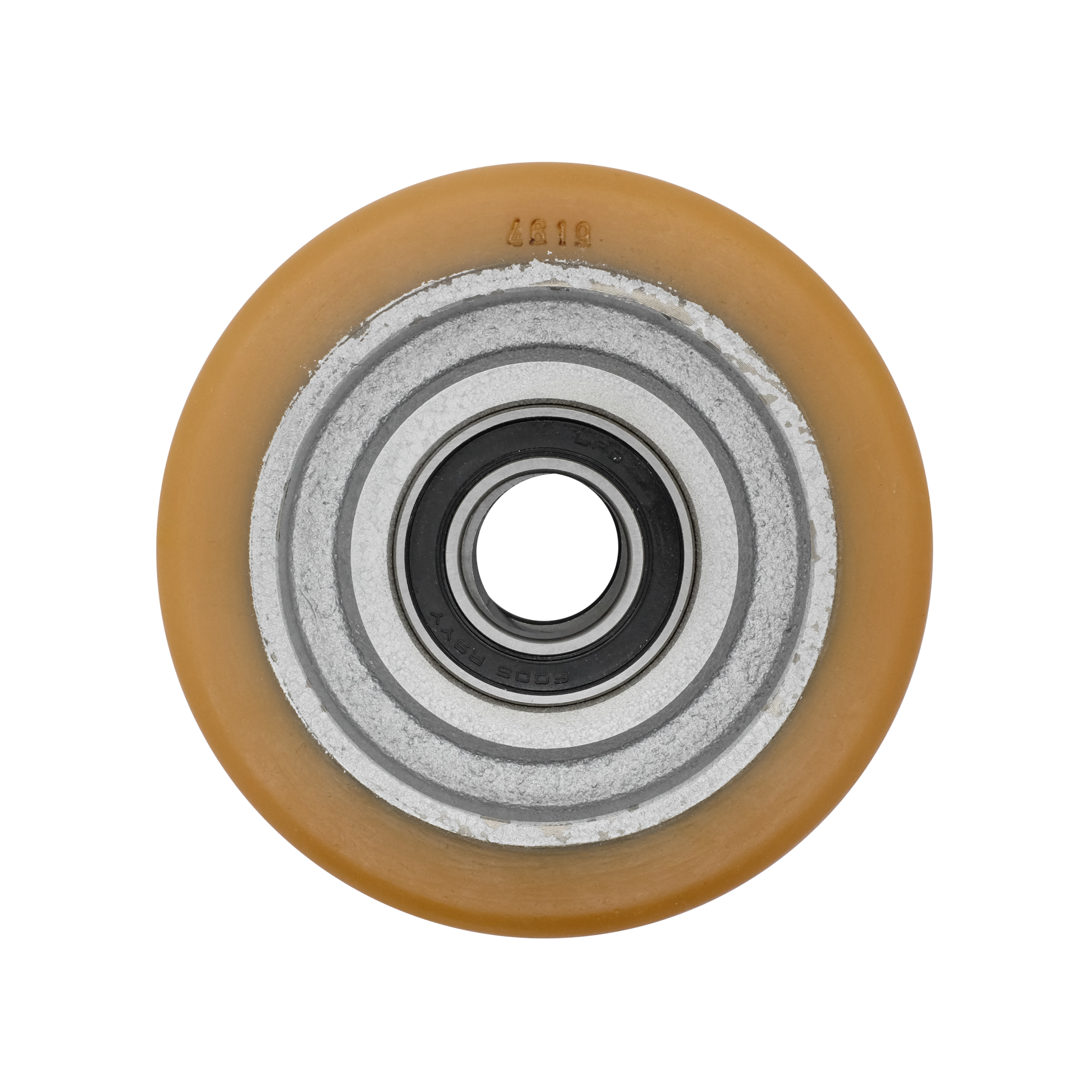 Ruota Pivot Vulkollan Ø100×40 mm Senza Cuscinetto Camera Ø47 mm