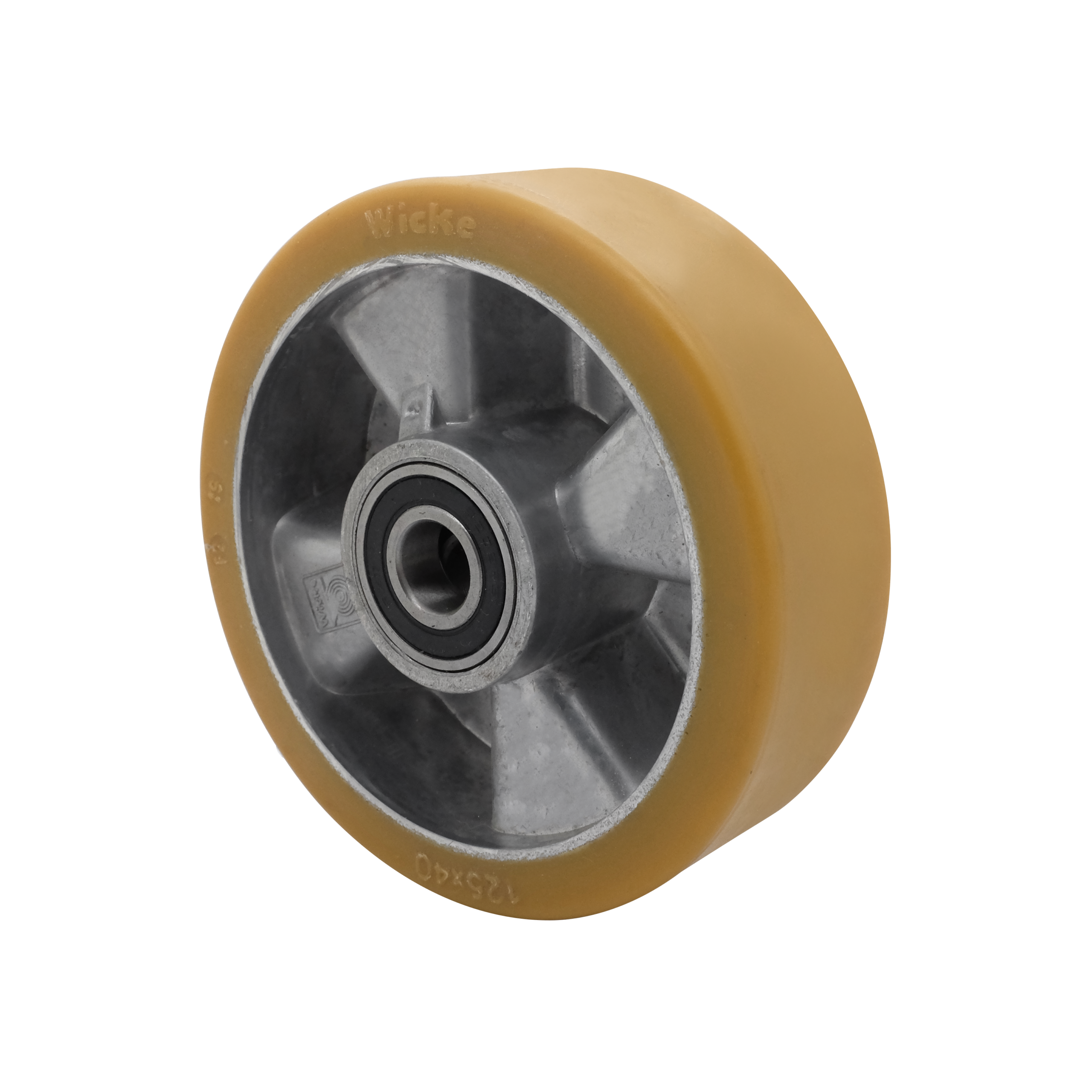Ruota Pivot Ø125×40 mm Foro 15 mm Cuscinetto 6202