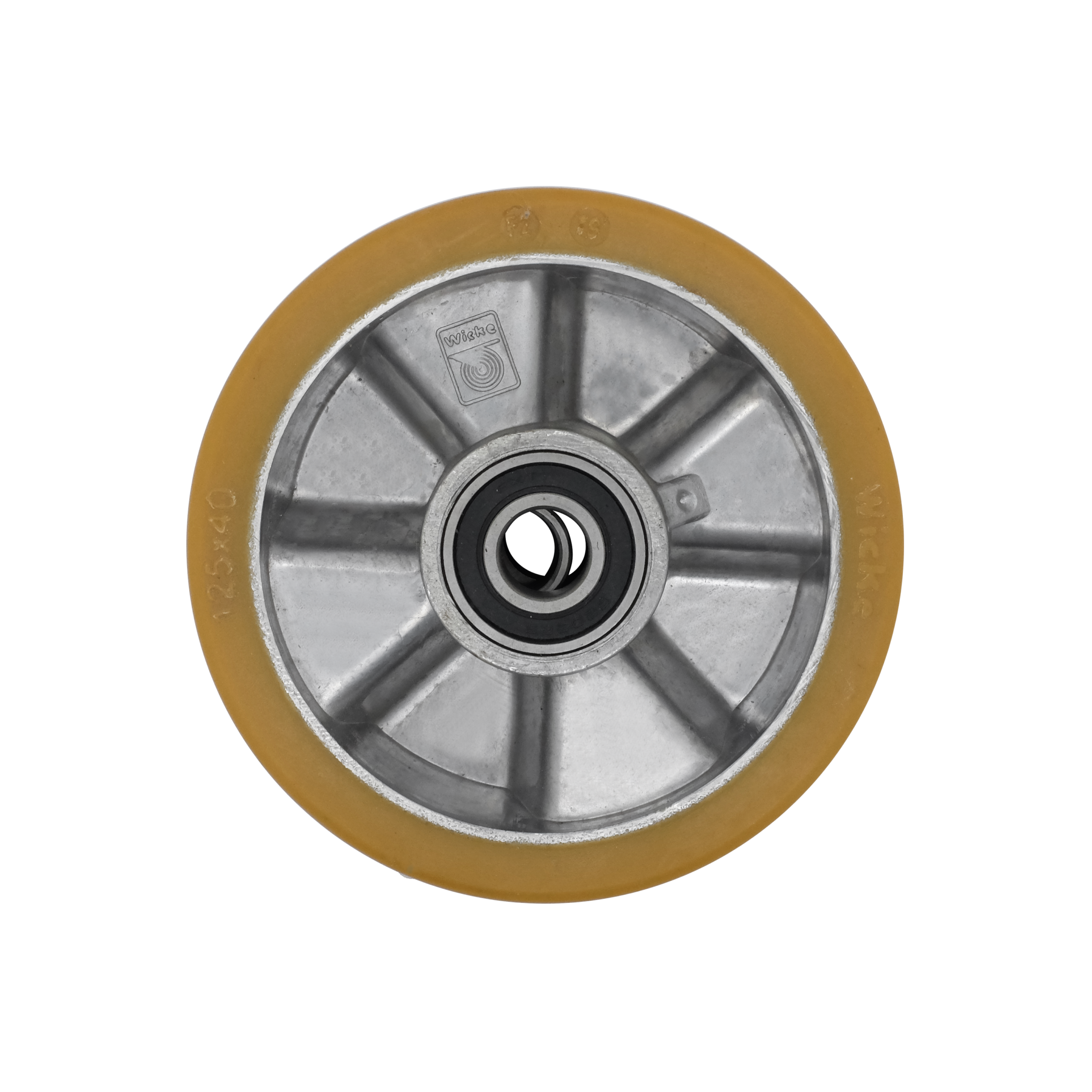 Ruota Pivot Ø125×40 mm Foro 15 mm Cuscinetto 6202