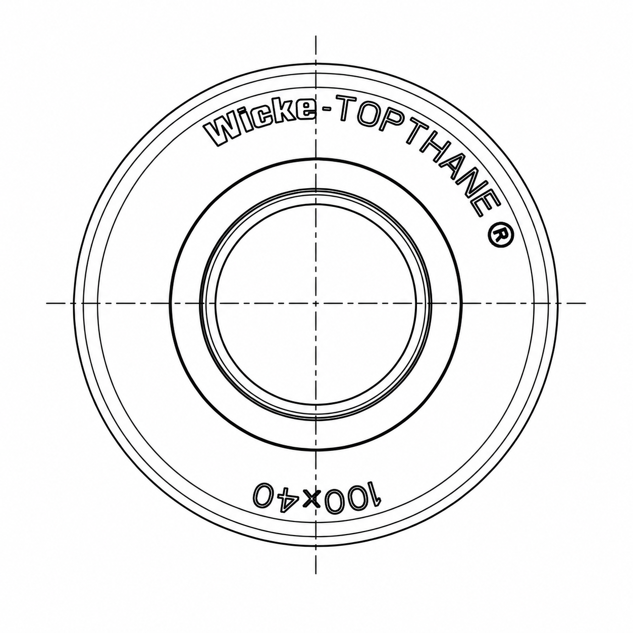 ChatGPT Image 26 mag 2026 12 46 06 2 Ruota Pivot Ø100×40 mm Senza Cuscinetto Camera Ø47 mm