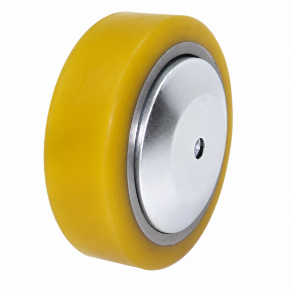 Ruota Pivot Vulkollan Ø150×48 mm Foro 12 mm Cuscinetto Standard Impermeabile